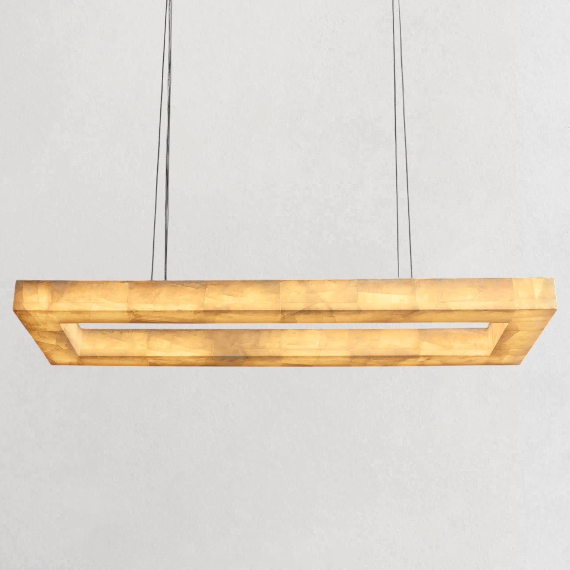 Rivaga Lueur Rectangular Chandelier - Zelnolighting