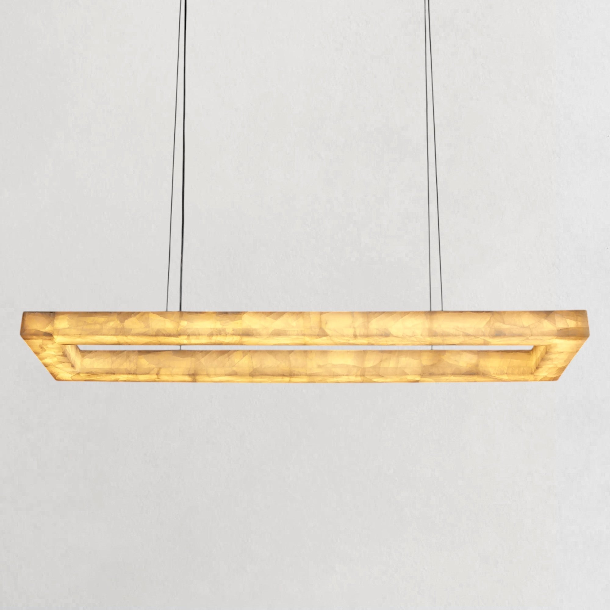 Rivaga Lueur Rectangular Chandelier - Zelnolighting