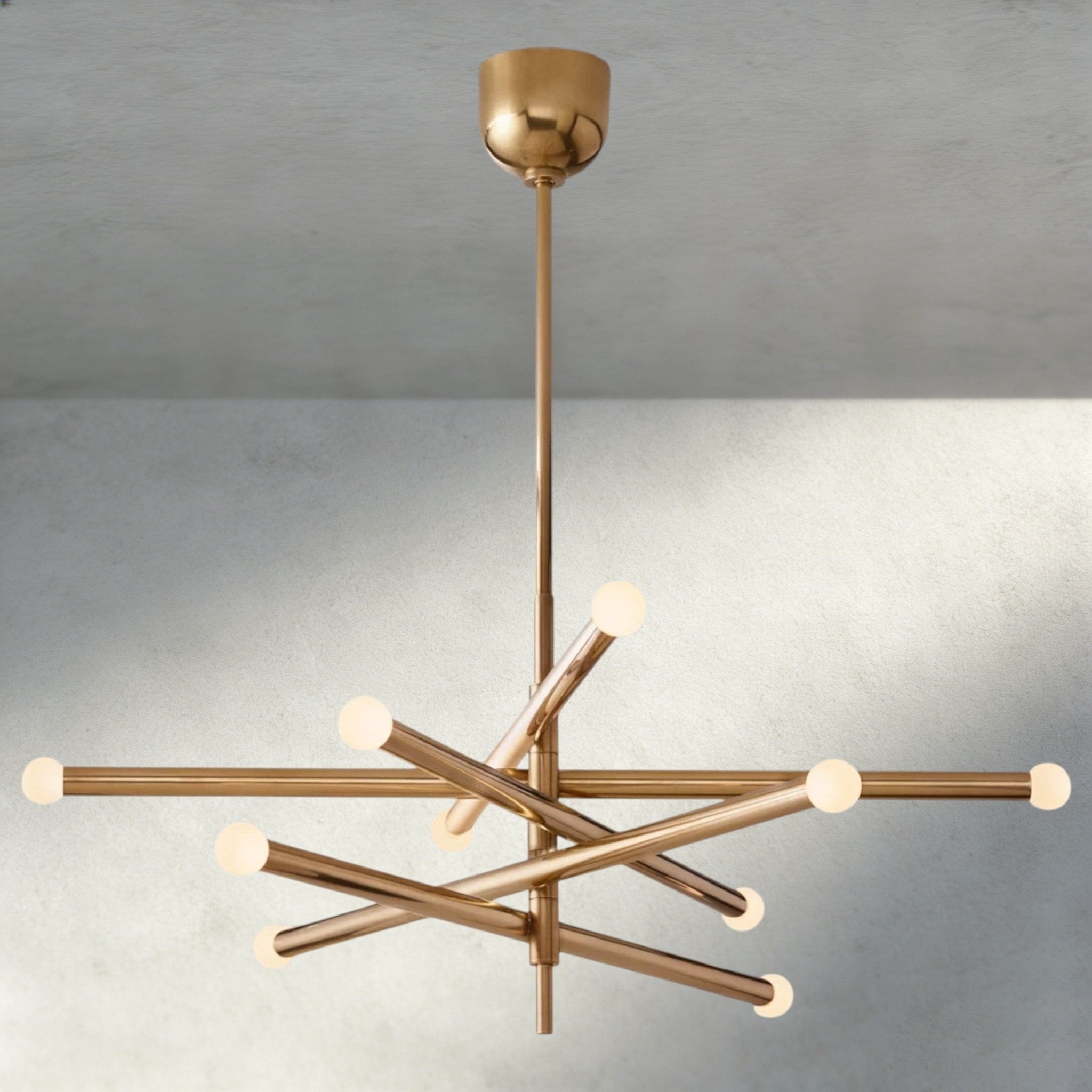 ROASI 10 - LIGHT MOBILE ORB CHANDELIER - Zelnolighting