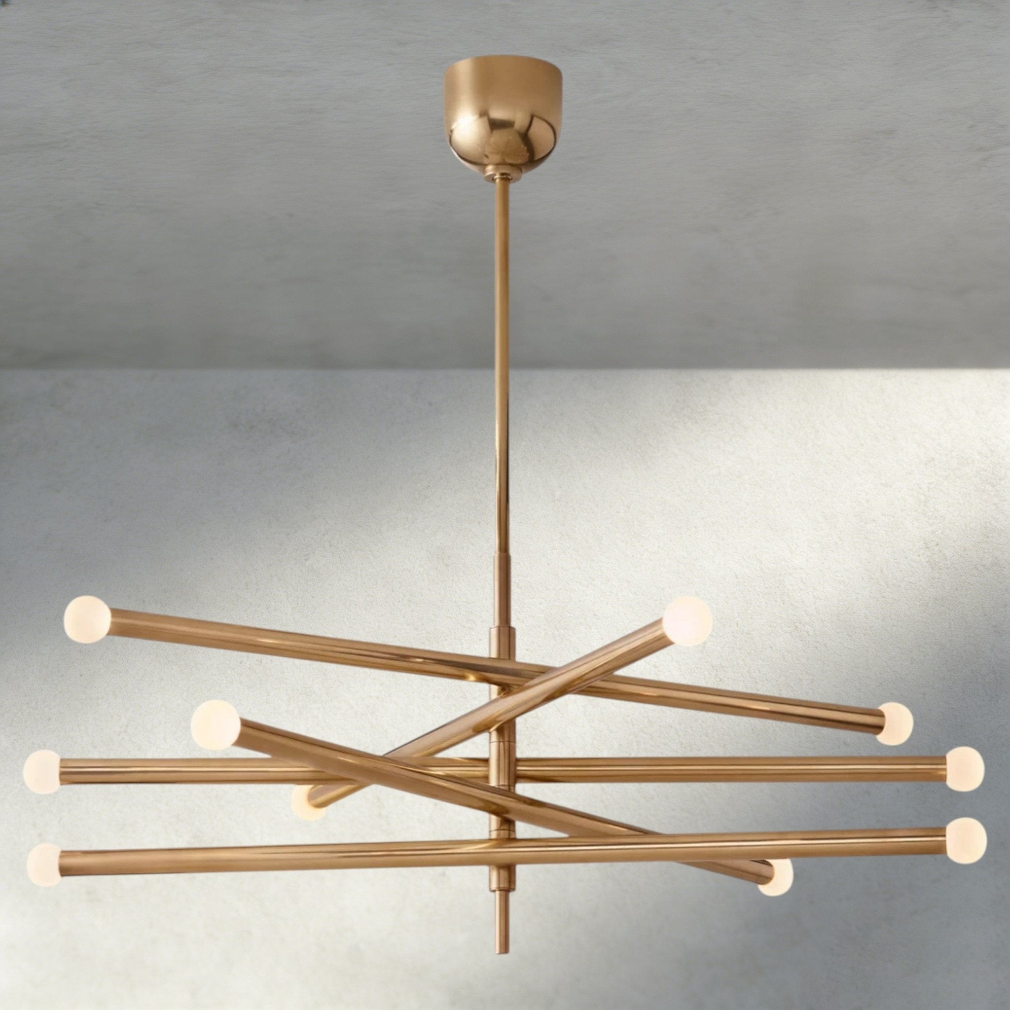 ROASI 10 - LIGHT MOBILE ORB CHANDELIER - Zelnolighting