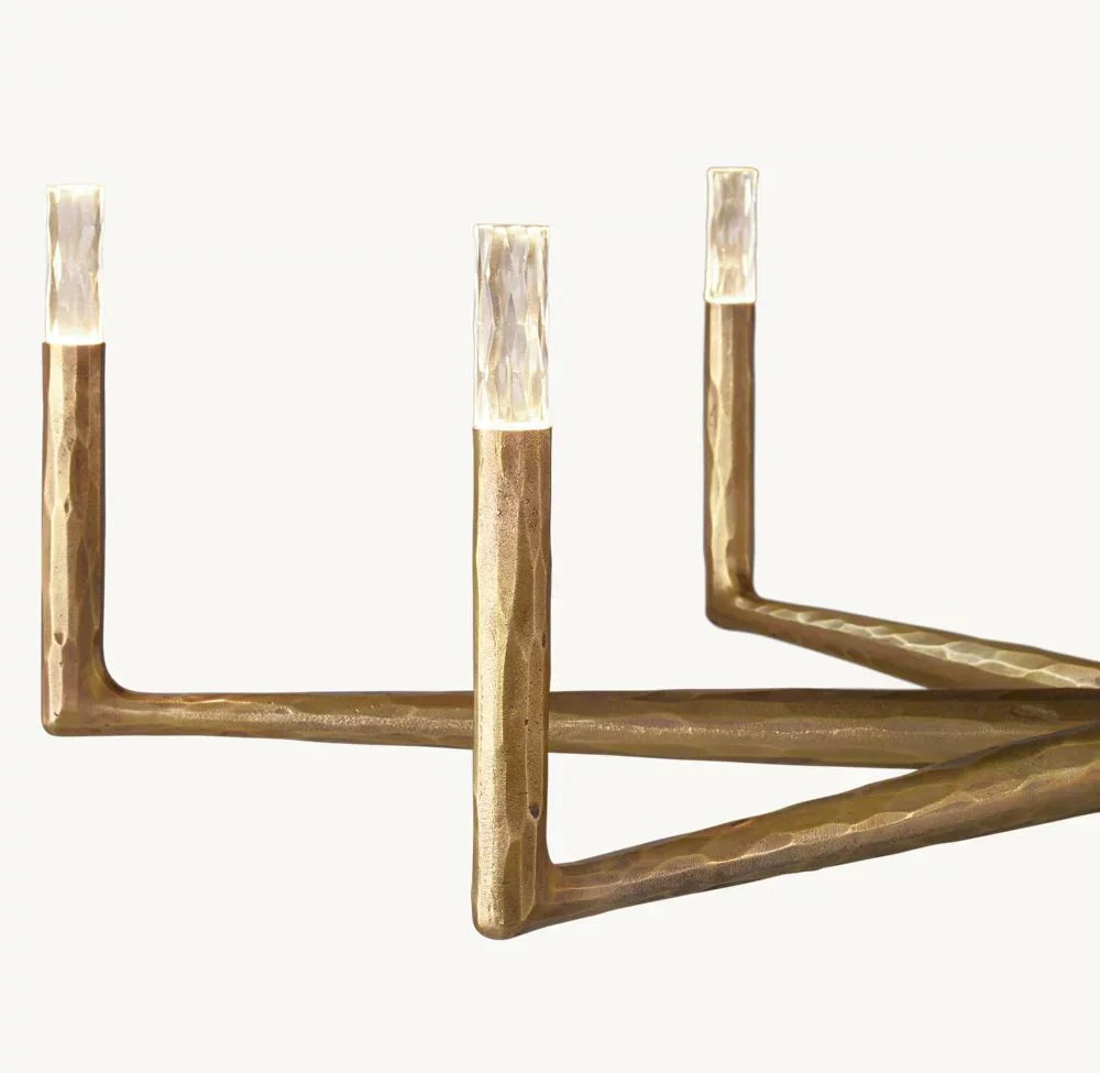 Thadrian Round Chandelier 72" - Zelno Lighting