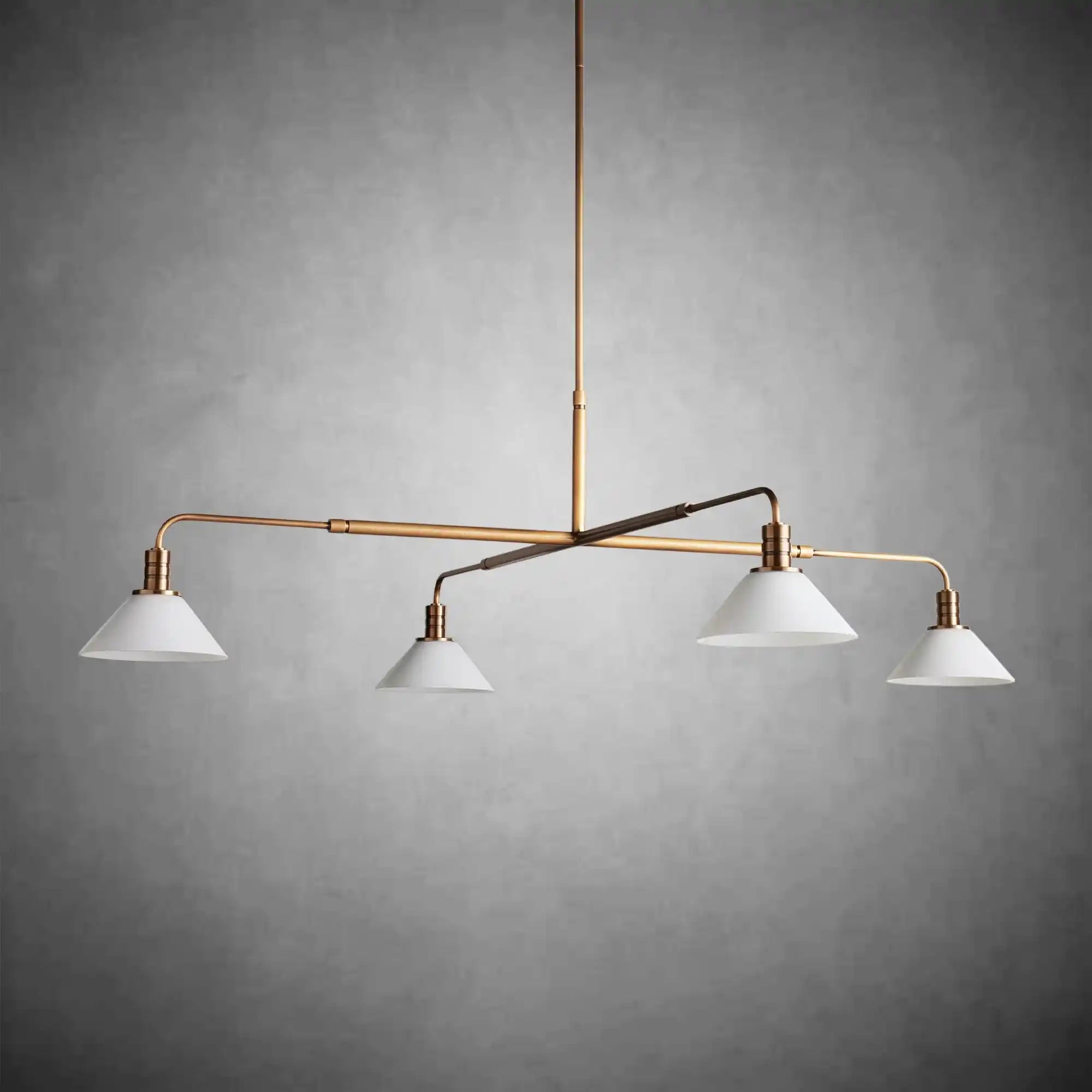 Theron Glass Round Chandelier 30'' 52'' - Zelno Lighting