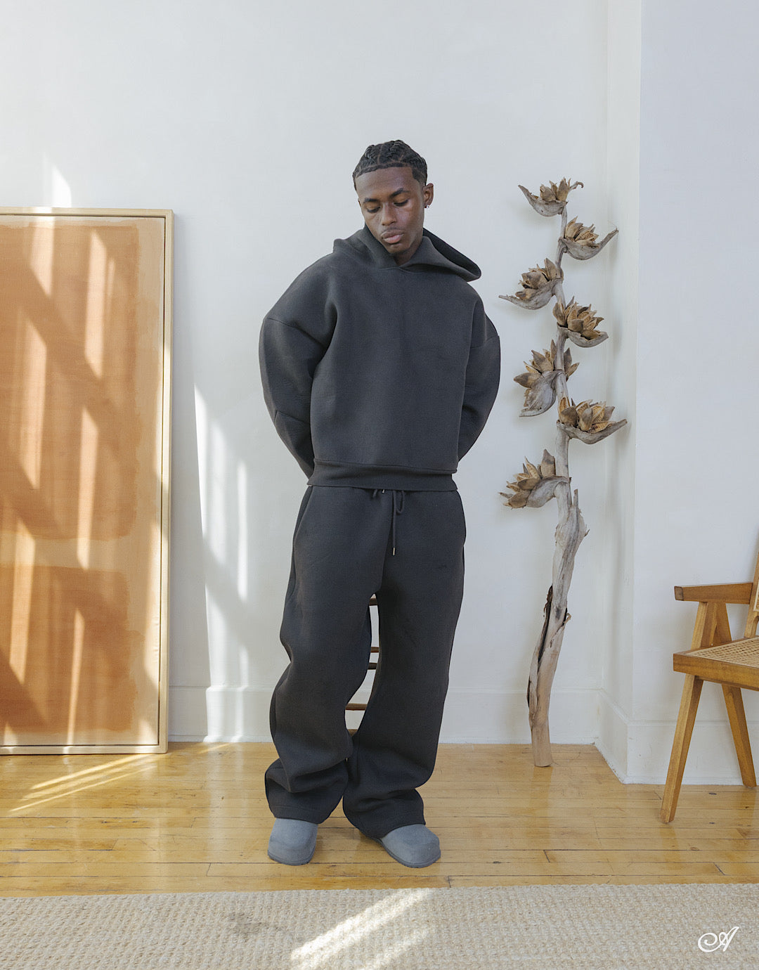 V2 Hoodie In Pebble