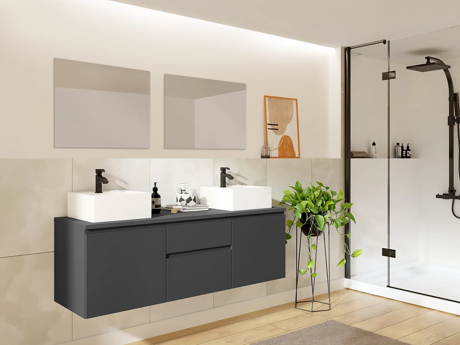 Badezimmer,Bereich Badezimmermöbel,Badezimmer-Set-Homanovae