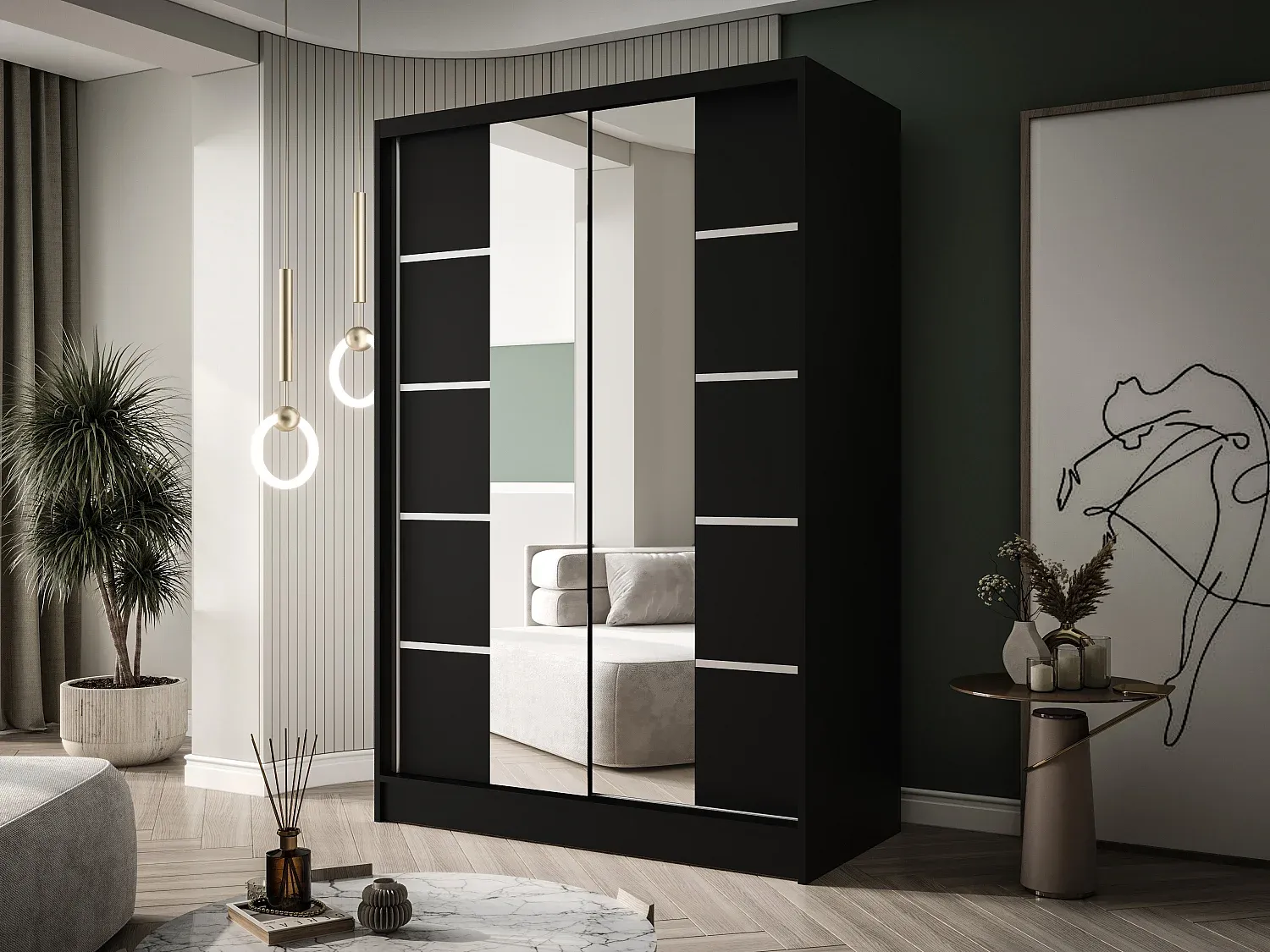 Schlafzimmer,Schlafzimmermöbel,Kleiderschrank-Homanovae