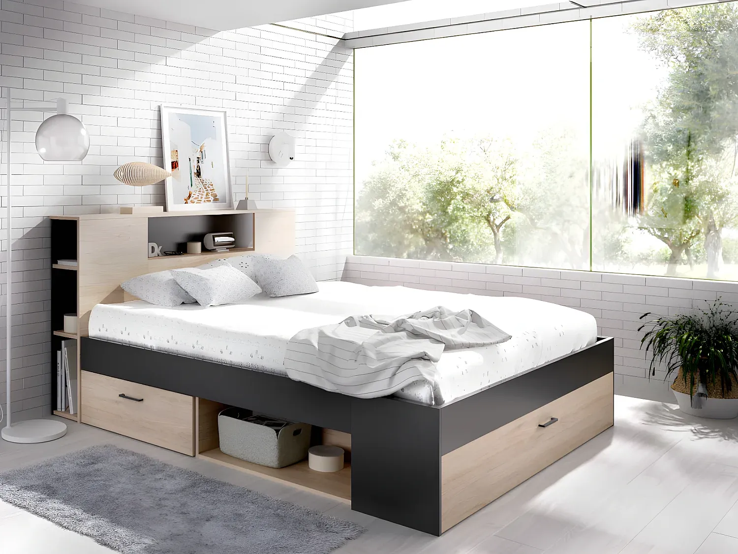 Schlafzimmer,Bereich Bett,Bettrahmen-Homanovae