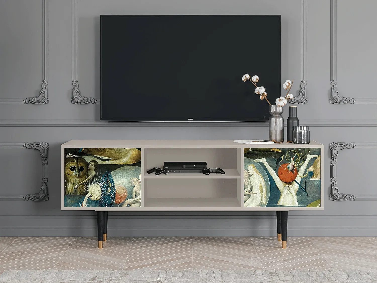 Wohnzimmer und Flur,Wohnzimmermöbel,TV-Board-Homanovae
