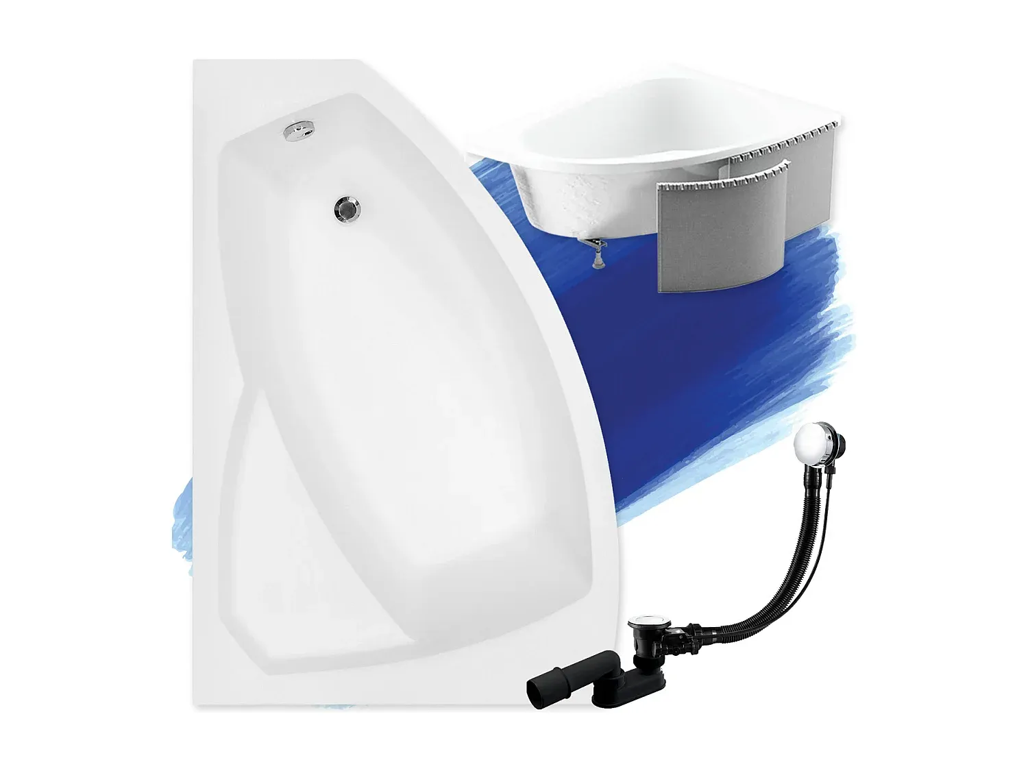 Badezimmer,Bereich Badewanne,Badewanne (Standard)-Homanovae