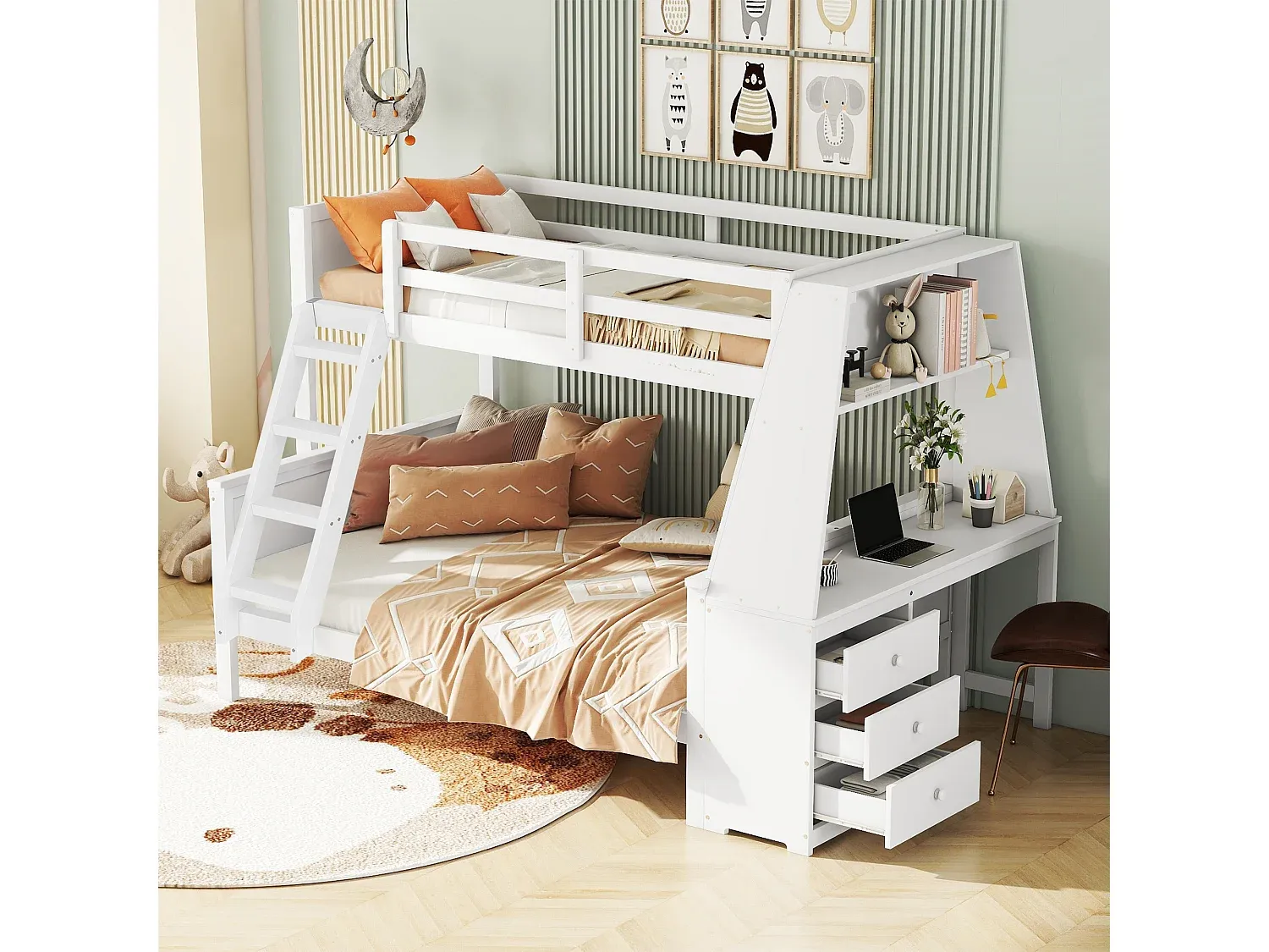 Schlafzimmer,Bereich Bett,Etagenbett-Homanovae