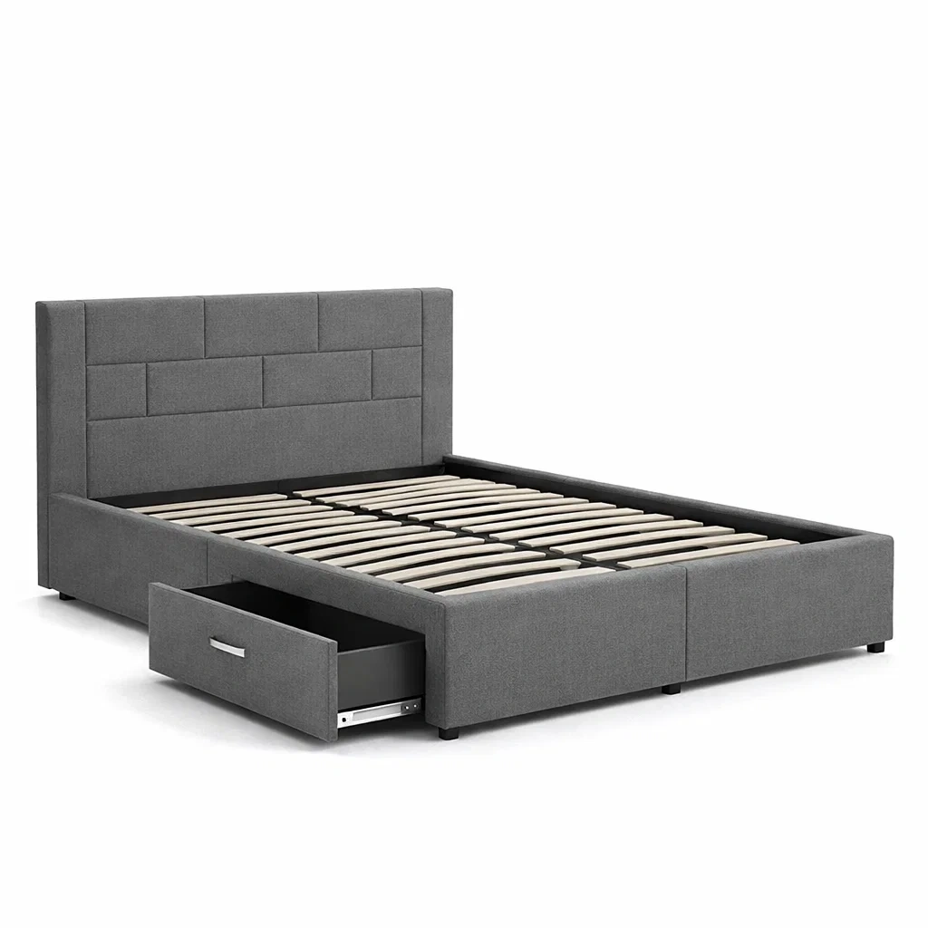 Schlafzimmermöbel,Bett mit Bettkasten-Homanovae