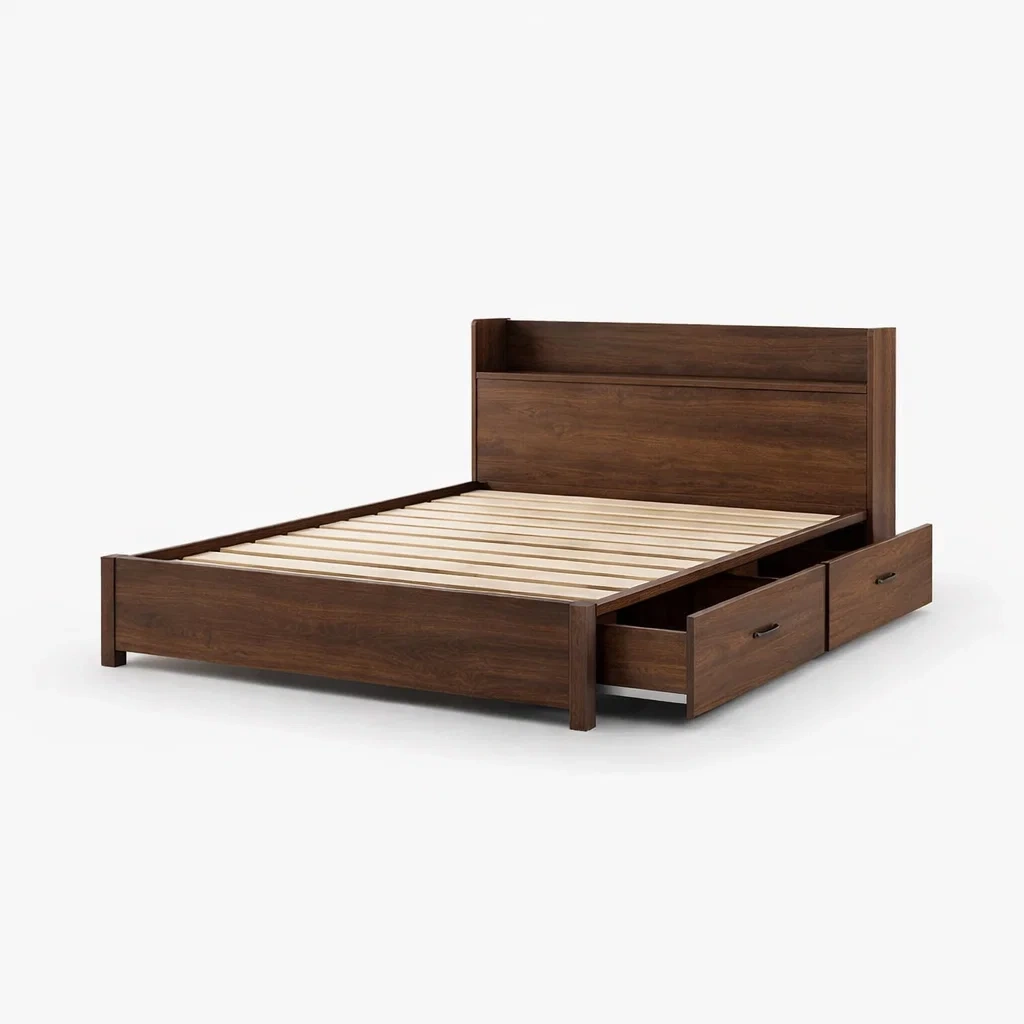 Schlafzimmermöbel,Bett mit Bettkasten-Homanovae