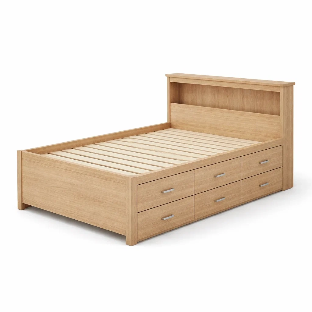 Schlafzimmermöbel,Bett mit Bettkasten-Homanovae