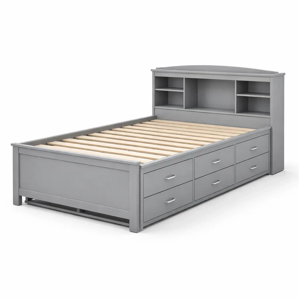Schlafzimmermöbel,Bett mit Bettkasten-Homanovae