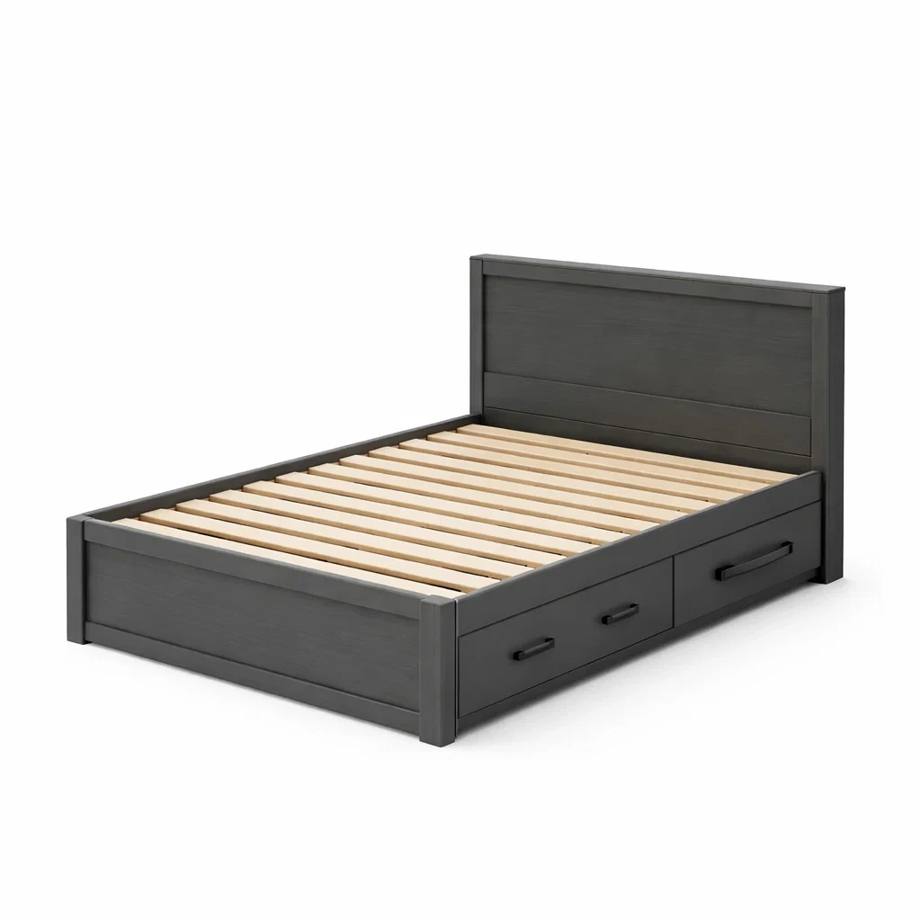 Schlafzimmermöbel,Bett mit Bettkasten-Homanovae