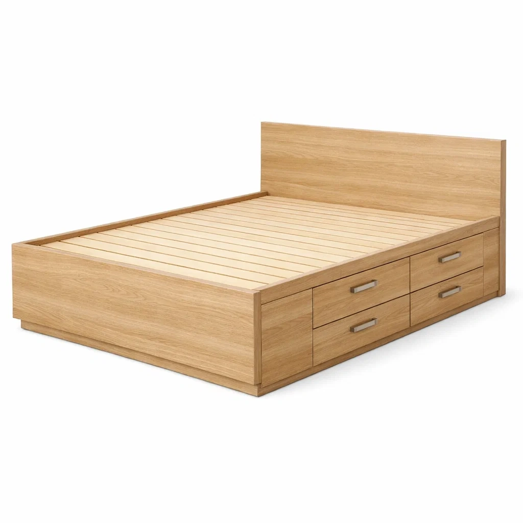 Schlafzimmermöbel,Bett mit Bettkasten-Homanovae
