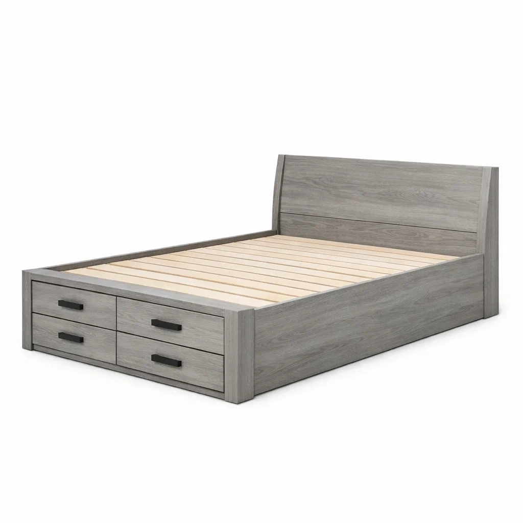 Schlafzimmermöbel,Bett mit Bettkasten-Homanovae