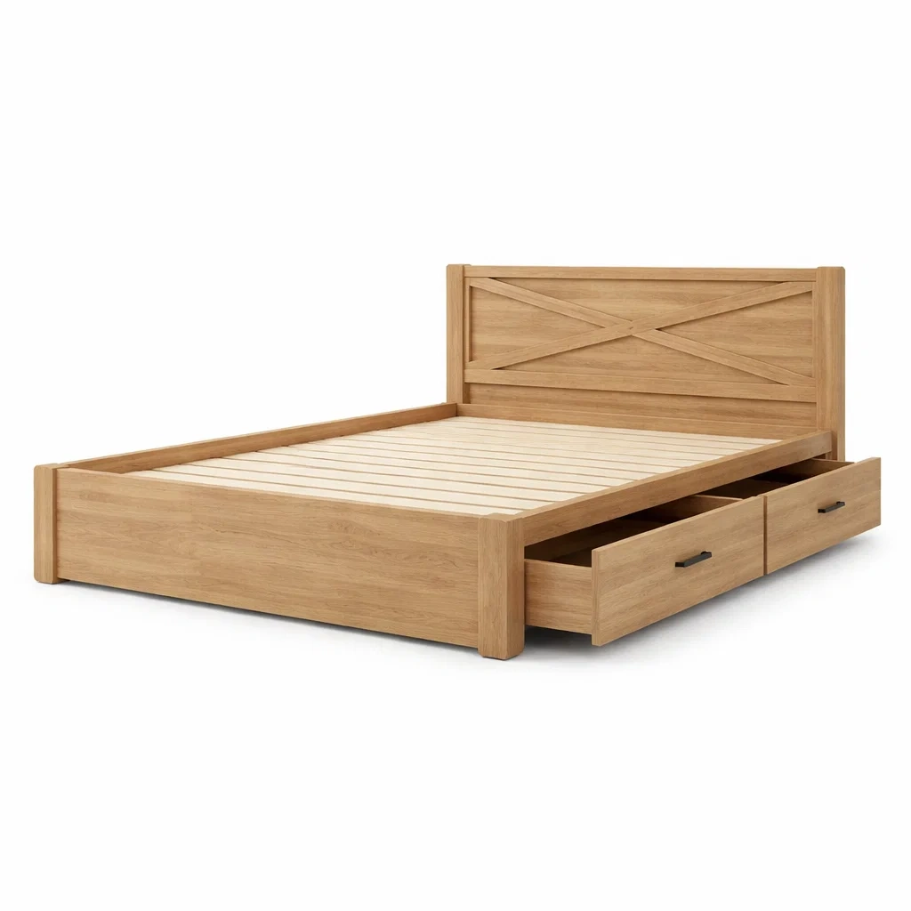 Schlafzimmermöbel,Bett mit Bettkasten-Homanovae