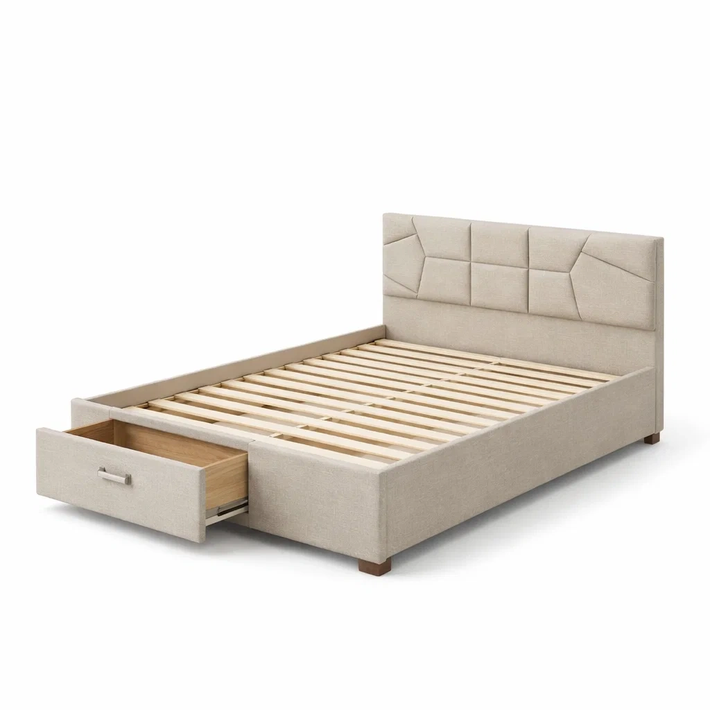 Schlafzimmermöbel,Bett mit Bettkasten-Homanovae