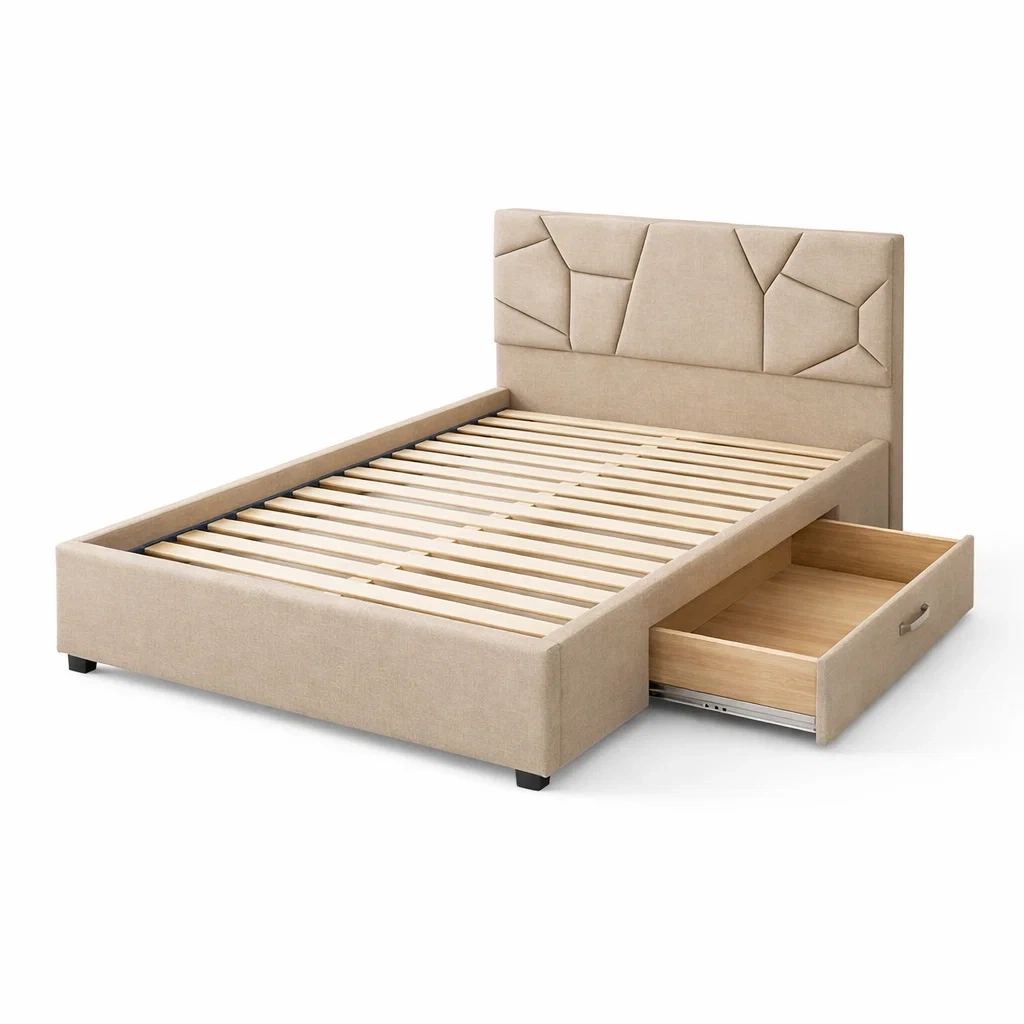 Schlafzimmermöbel,Bett mit Bettkasten-Homanovae