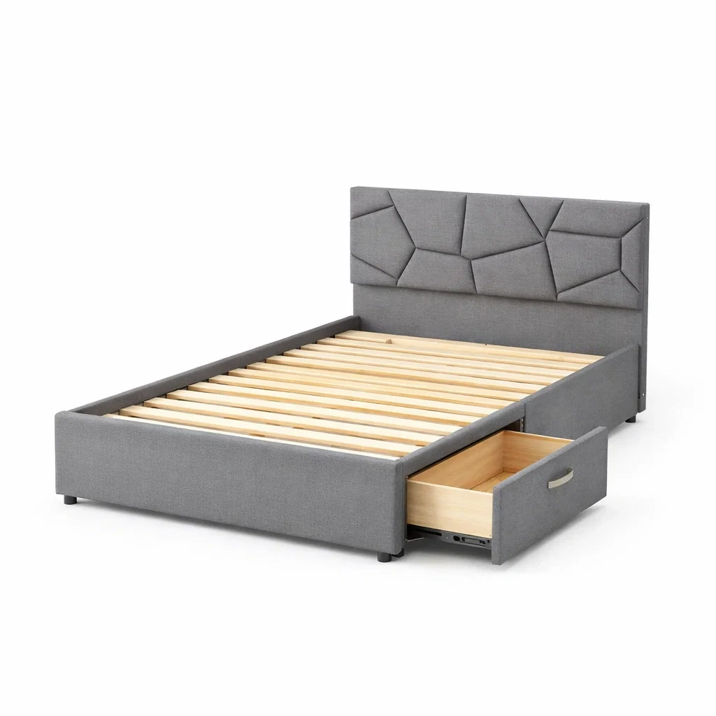 Schlafzimmermöbel,Bett mit Bettkasten-Homanovae