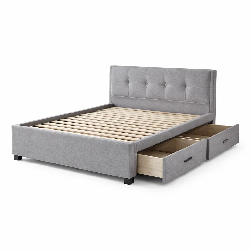 Schlafzimmermöbel,Bett mit Bettkasten-Homanovae