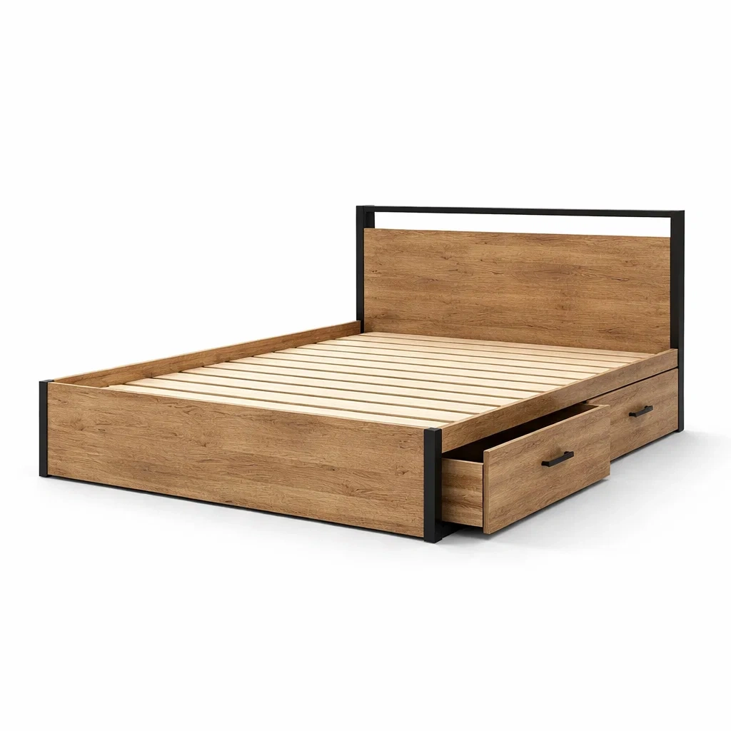 Schlafzimmermöbel,Bett mit Bettkasten-Homanovae