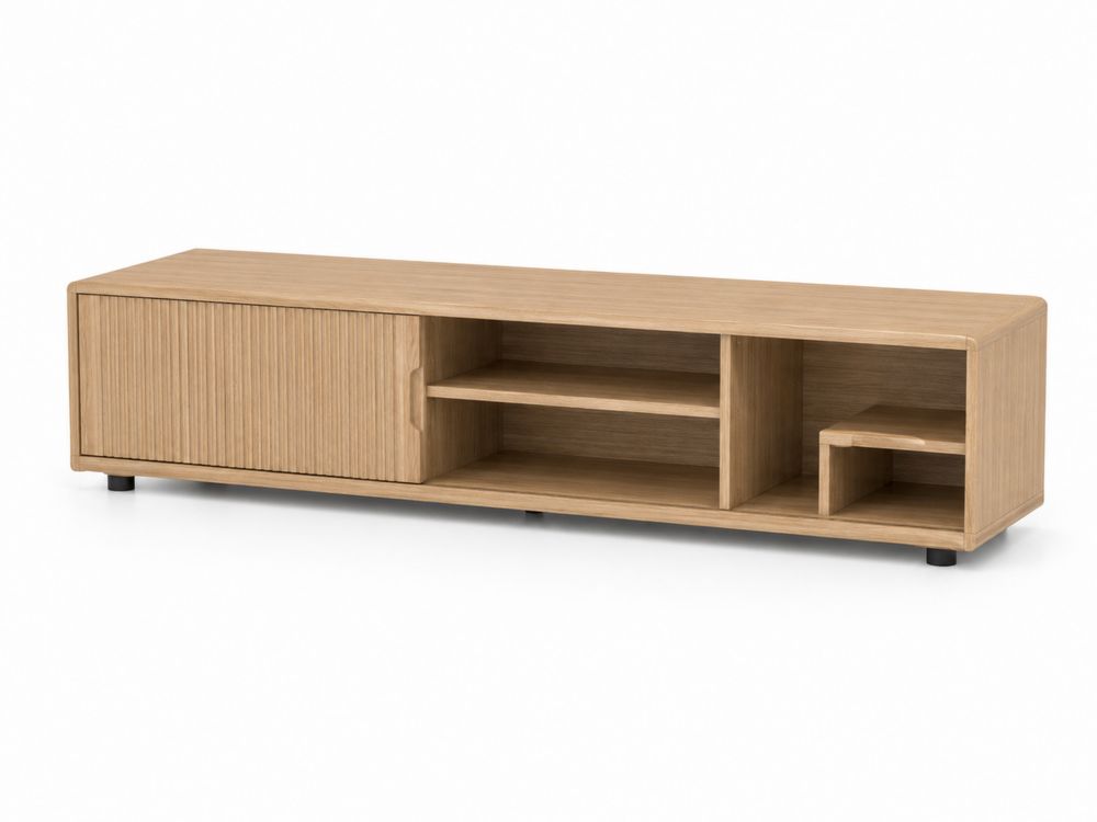 Mueble de TV de Madera Laminada Natural-Lumvellae
