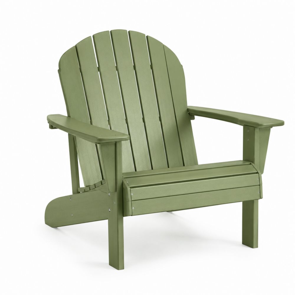 Silla Adirondack de Plástico Verde 90x75x95 cm-Lumvellae