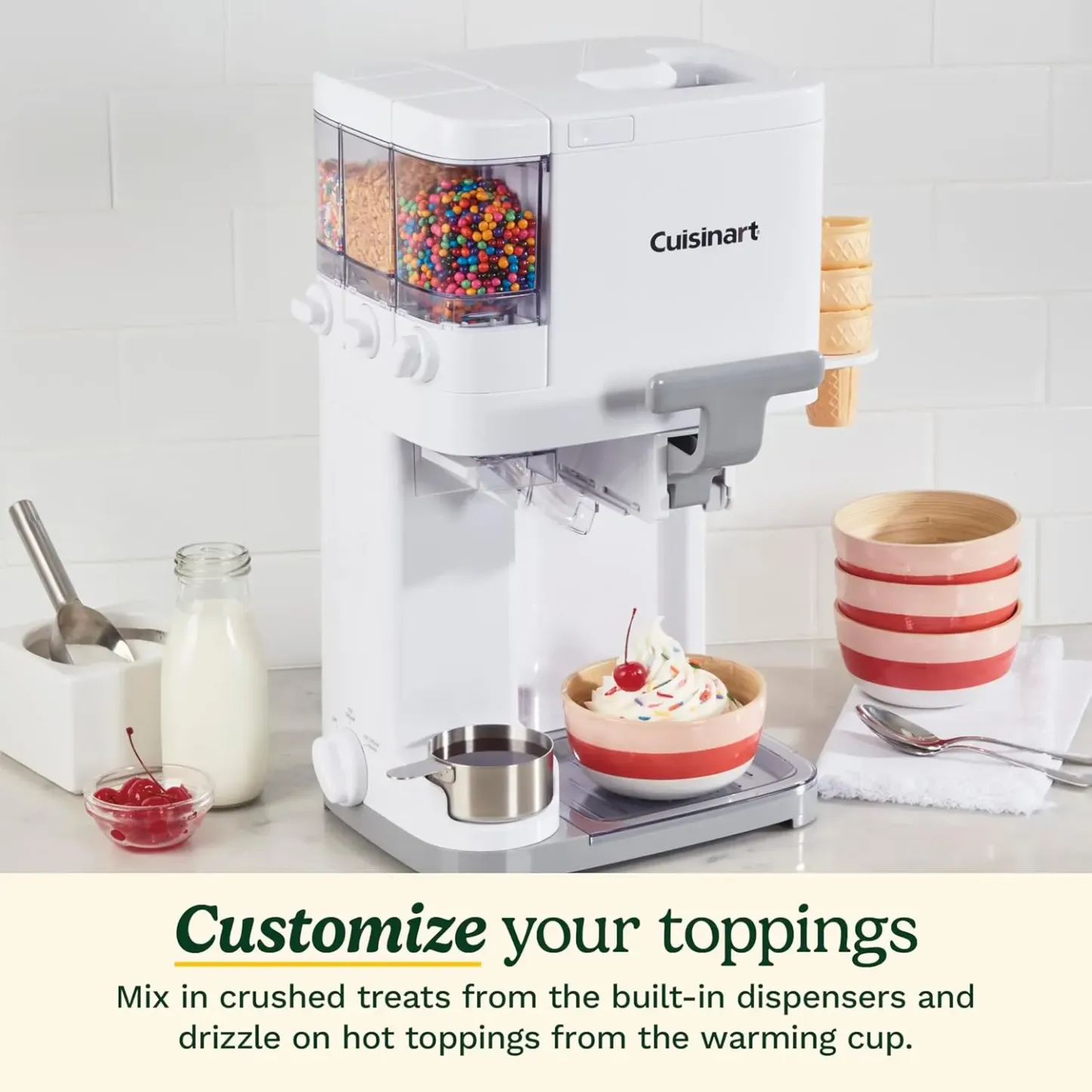 Cuisinthtart Machine à glace italienne 1.42l - ice48e