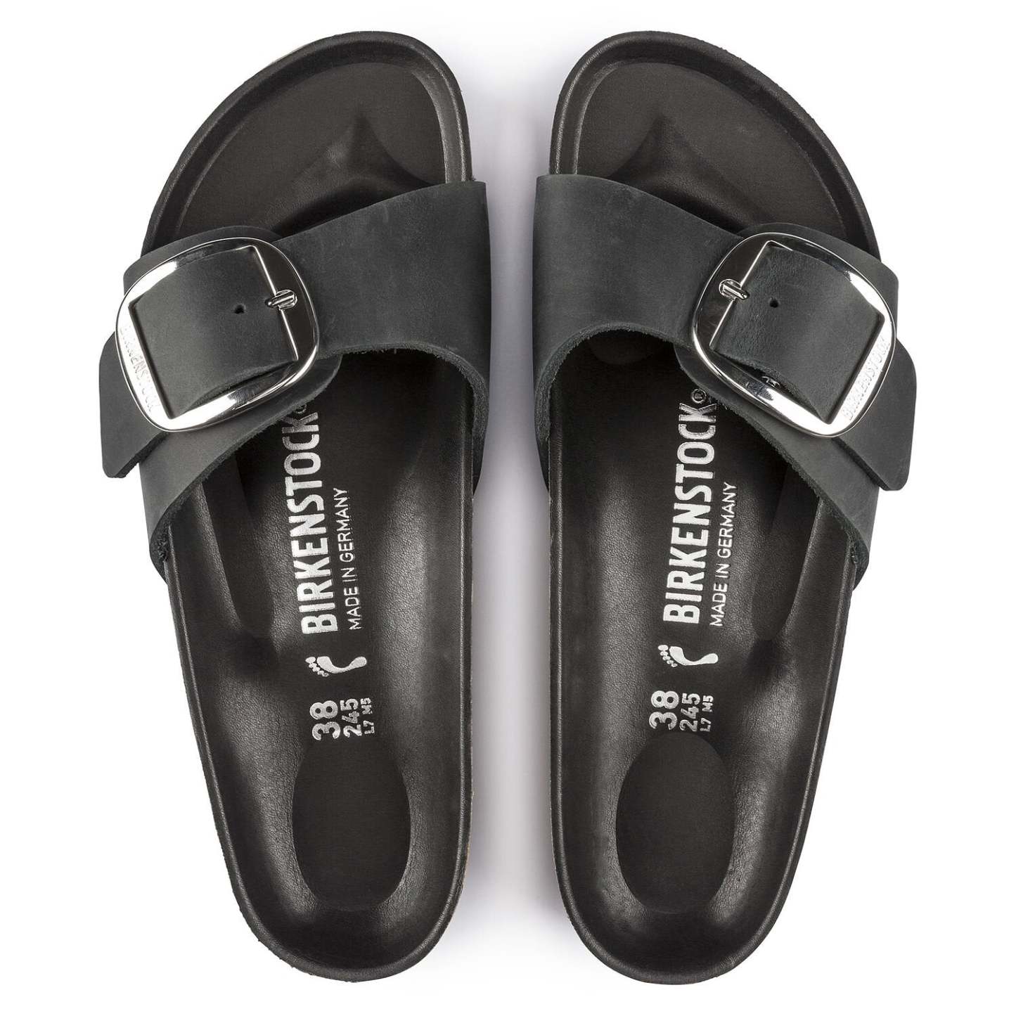 Madrid Big Buckle : Black Oiled