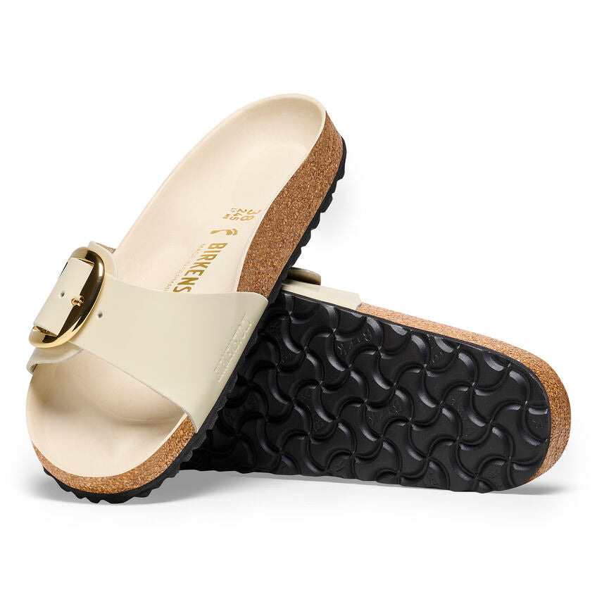 Madrid Big Buckle : High Shine Ecru