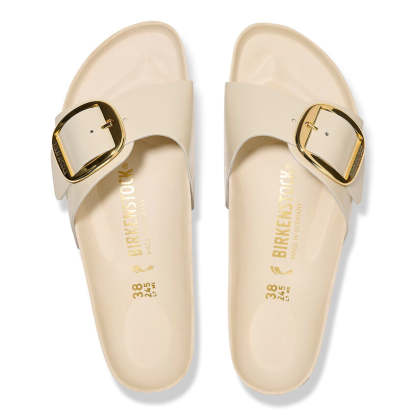 Madrid Big Buckle : High Shine Ecru