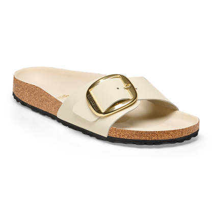 Madrid Big Buckle : High Shine Ecru