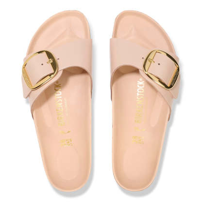 Madrid Big Buckle : High Shine Beige