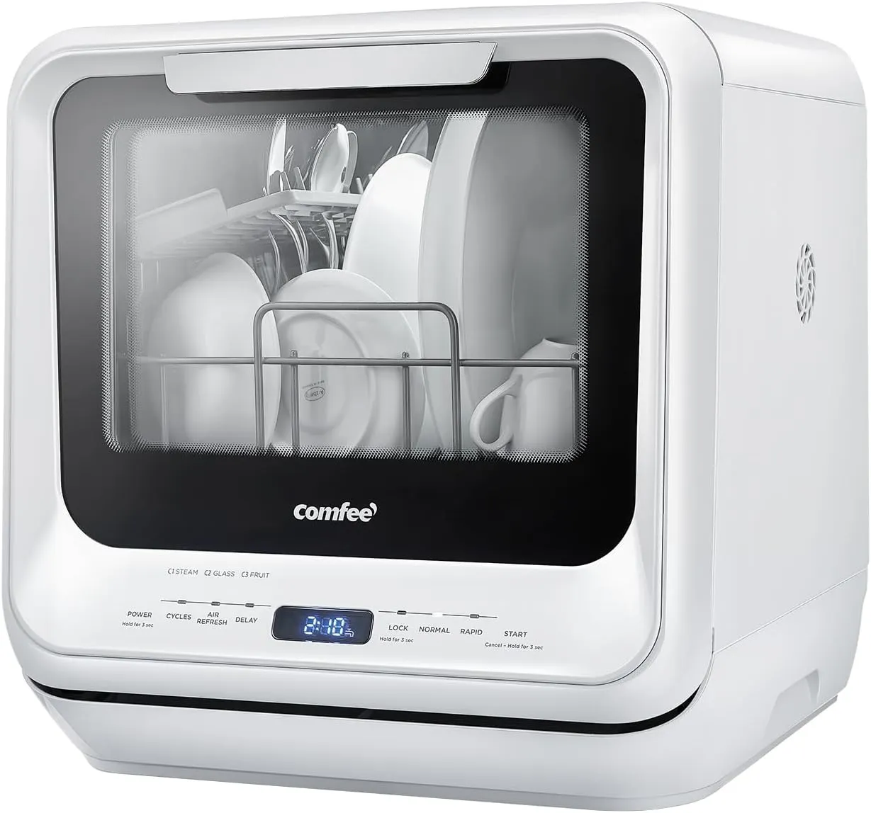 COthtMFEE' Lave-vaisselle portable à poser avec réservoir d’eau intégré de 5 L