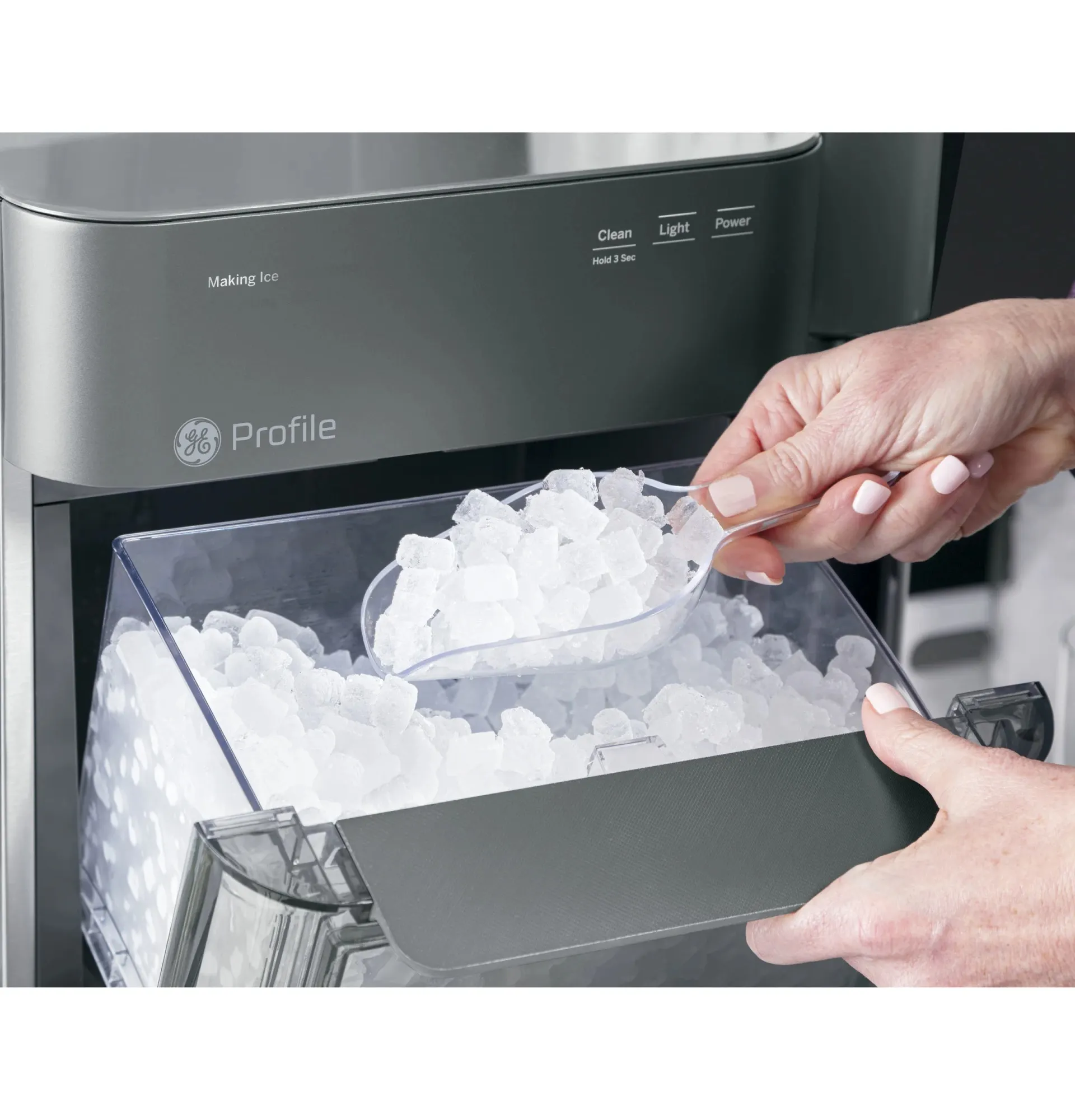 Machine à glaçons GE Prthtofile Opal 2.0 — Glaçons nuggets, 17 kg par jour