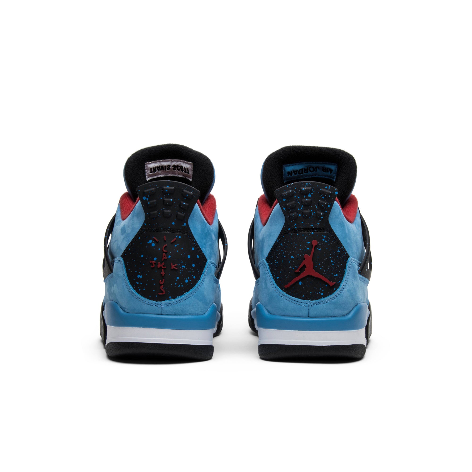 (Men's) Air Jordan 4 Retro x Travis Scott 'Cactus Jack UNC University Blue'