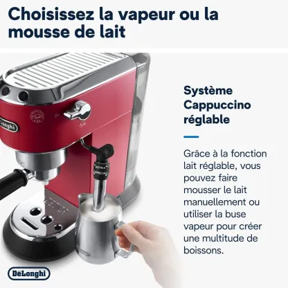 DELthtONGHI Cafetière filtre manuelle Dedica Style EC685.BK