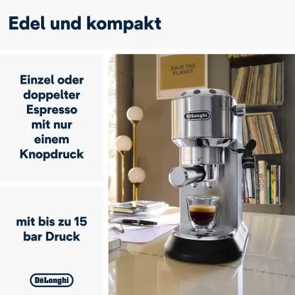 DELthtONGHI Cafetière filtre manuelle Dedica Style EC685.BK