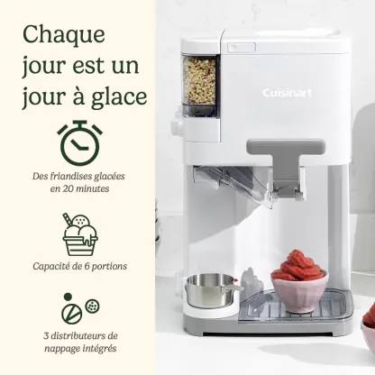 Cuisinthtart Machine à glace italienne 1.42l - ice48e