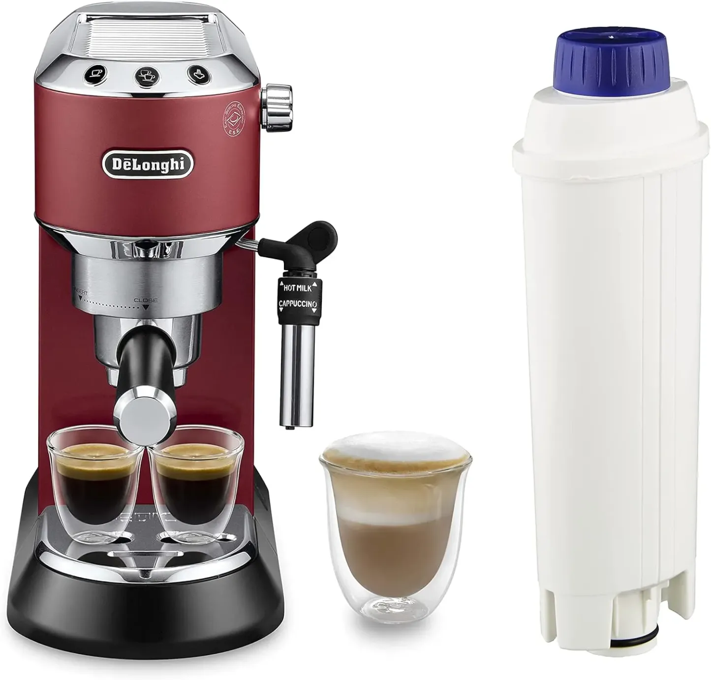DELthtONGHI Cafetière filtre manuelle Dedica Style EC685.BK