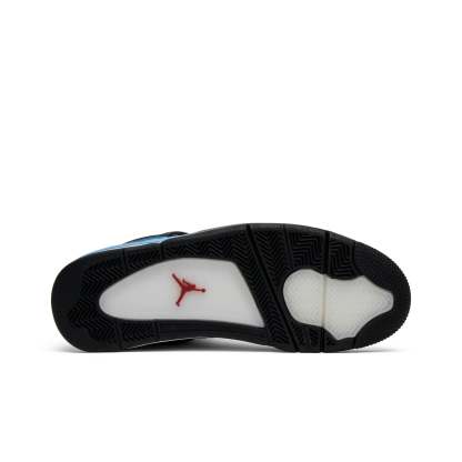 (Men's) Air Jordan 4 Retro x Travis Scott 'Cactus Jack UNC University Blue'