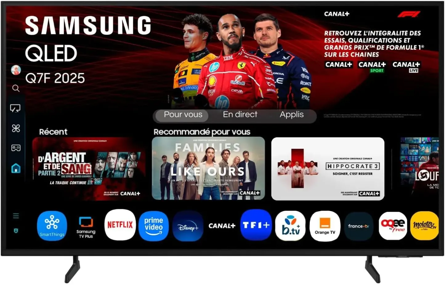 Samthtsung TV AI 85 Pouces QLED Q7FA 2025 4K Smart TV
