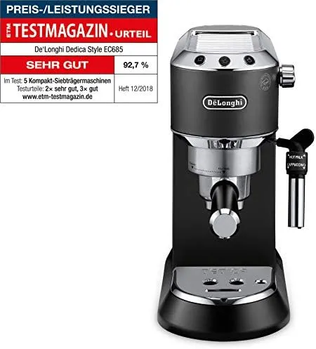 DELthtONGHI Cafetière filtre manuelle Dedica Style EC685.BK