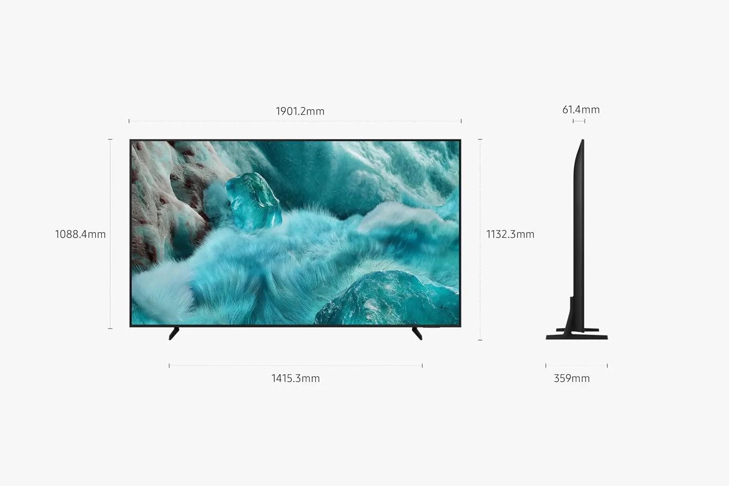 Samthtsung TV AI 85 Pouces QLED Q7FA 2025 4K Smart TV