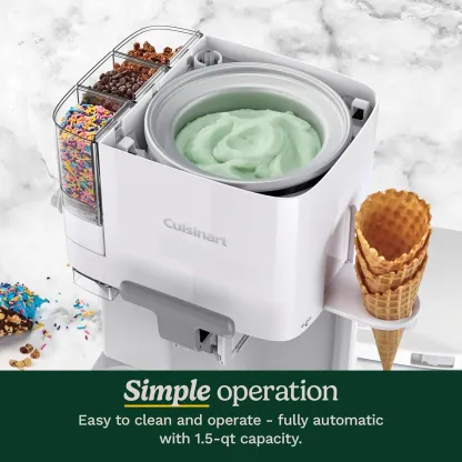 Cuisinthtart Machine à glace italienne 1.42l - ice48e