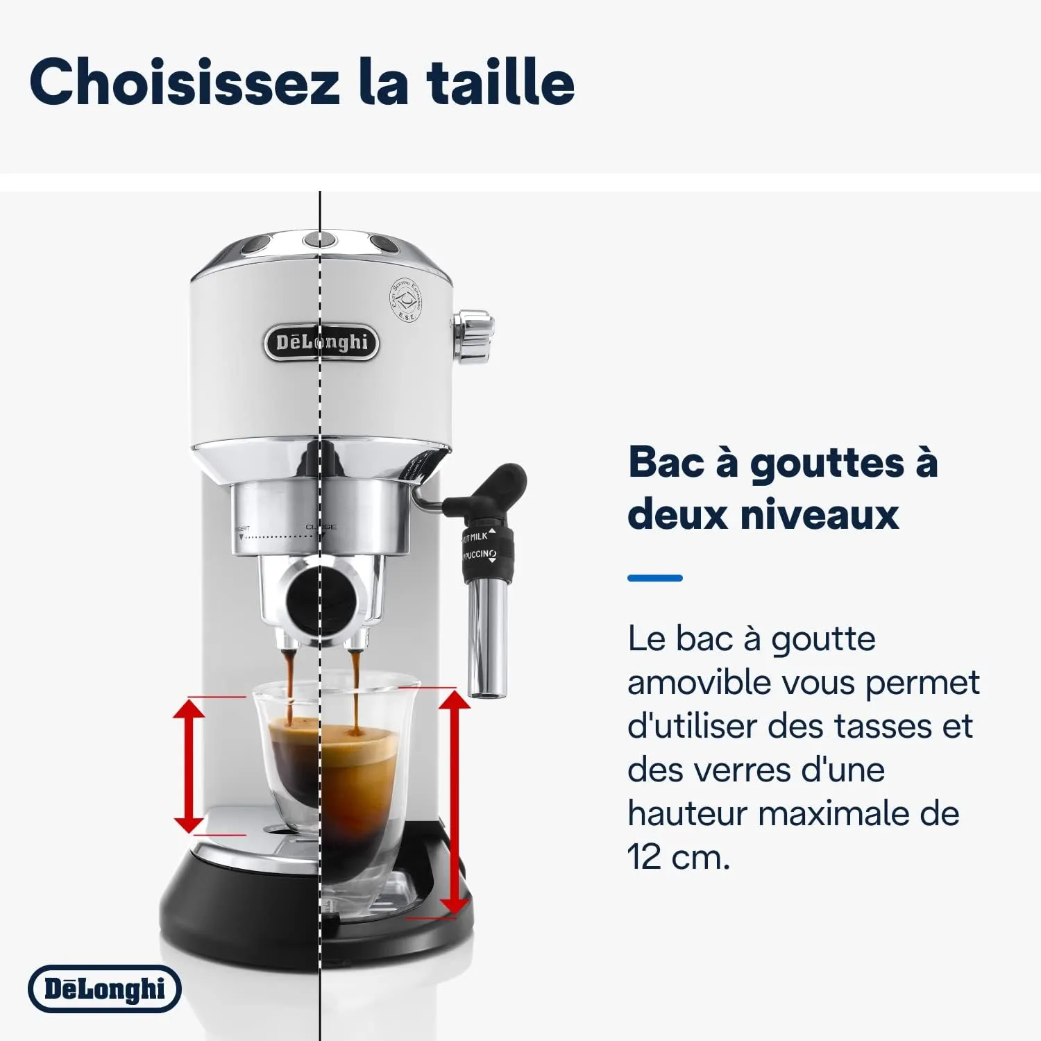 DELthtONGHI Cafetière filtre manuelle Dedica Style EC685.BK