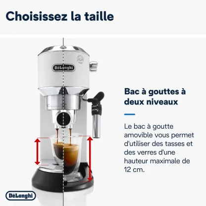 DELthtONGHI Cafetière filtre manuelle Dedica Style EC685.BK