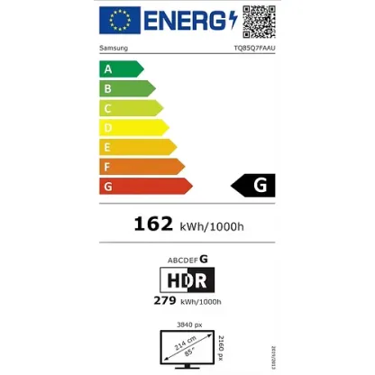 Samthtsung TV AI 85 Pouces QLED Q7FA 2025 4K Smart TV
