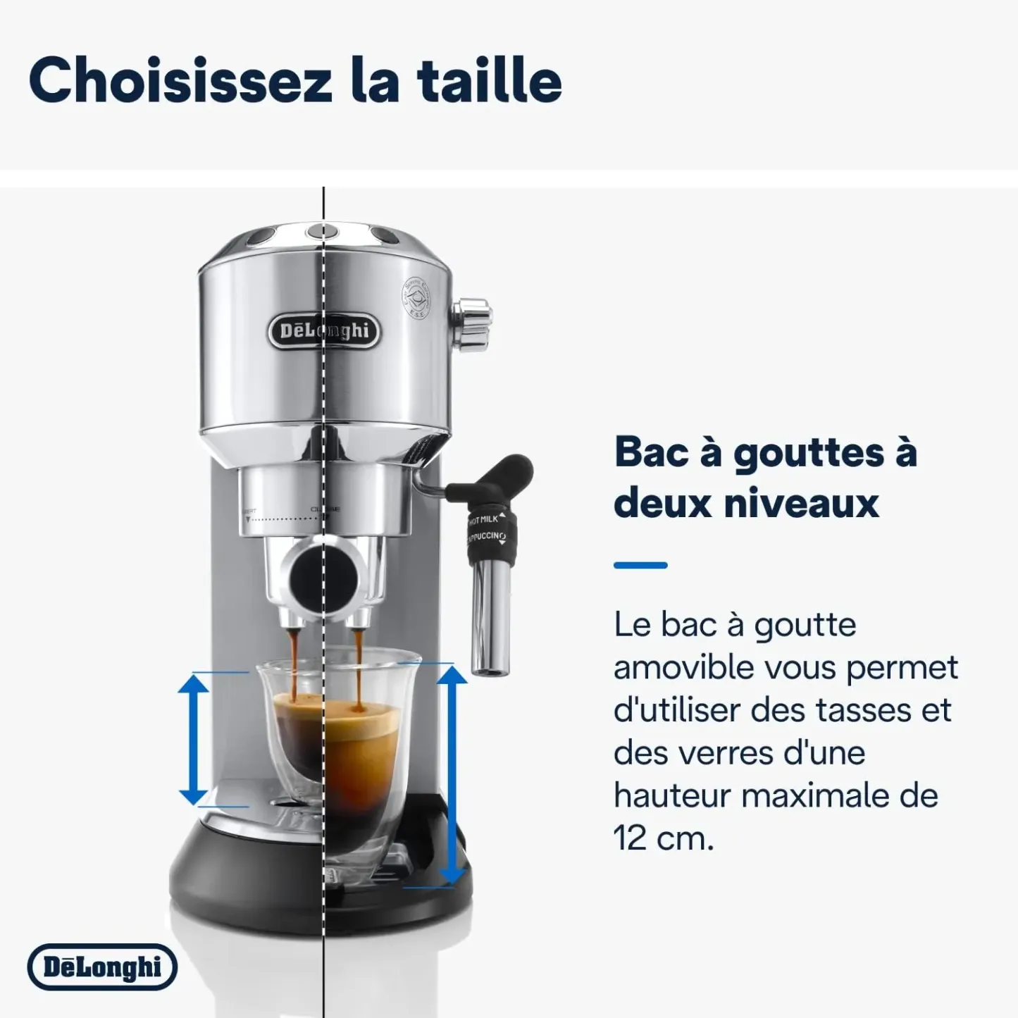 DELthtONGHI Cafetière filtre manuelle Dedica Style EC685.BK